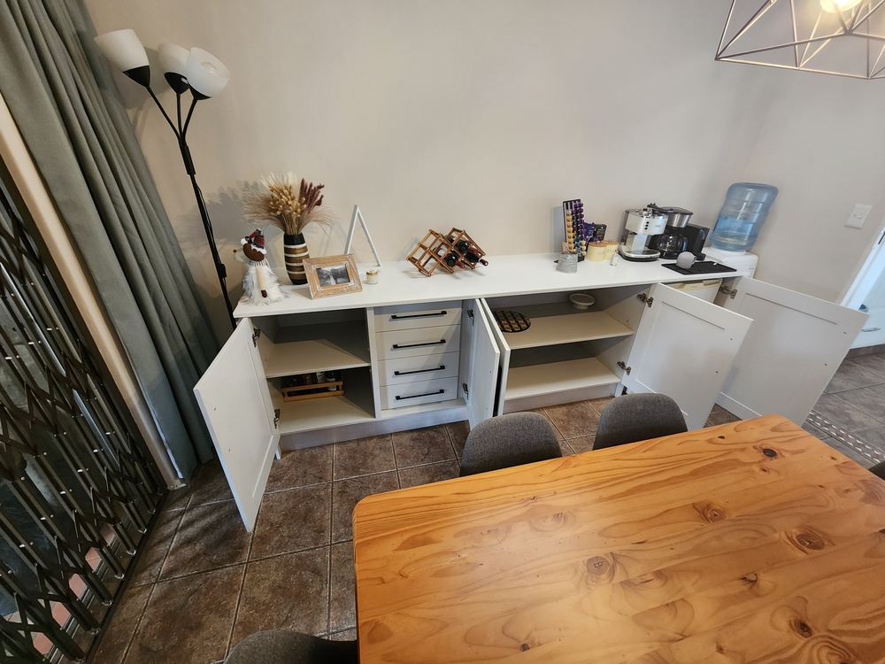 Custom dining room cabinet build Edenvale 2