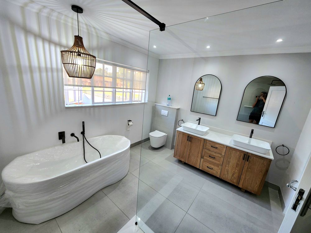 Scandinavian bathroom build Bedfordview 2
