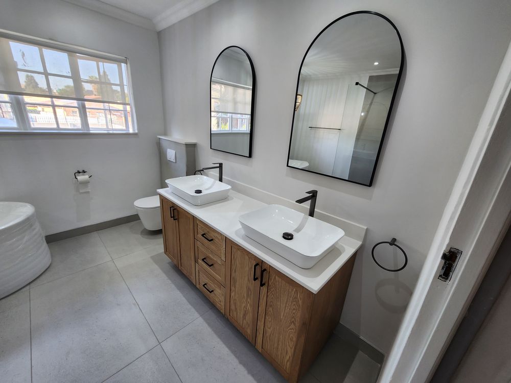 Scandinavian bathroom build Bedfordview 3
